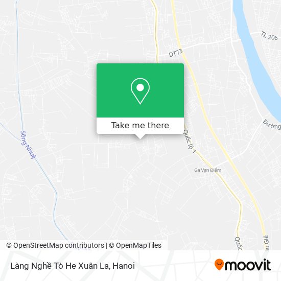 Làng Nghề Tò He Xuân La map