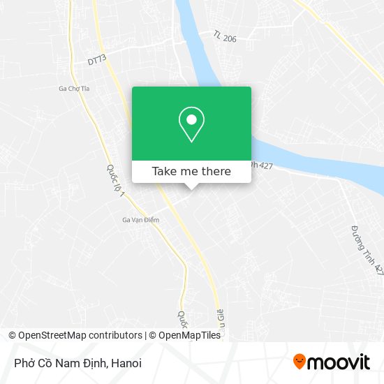 Phở Cồ Nam Định map