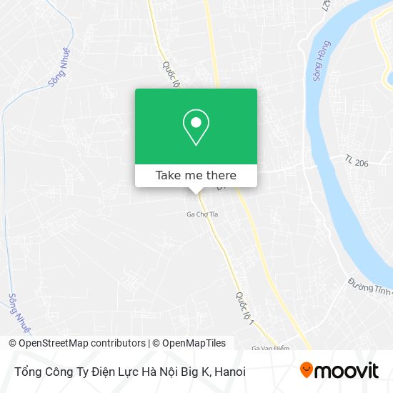 Tổng Công Ty Điện Lực Hà Nội Big K map