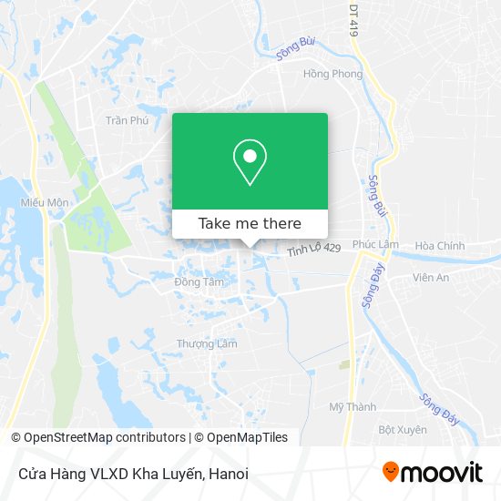 Cửa Hàng VLXD Kha Luyến map
