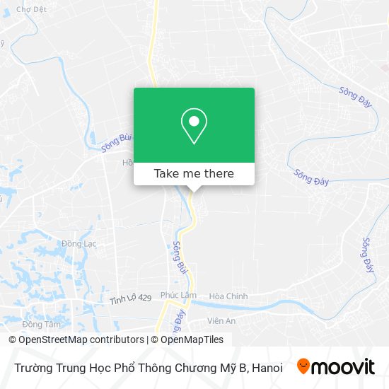 Trường Trung Học Phổ Thông Chương Mỹ B map