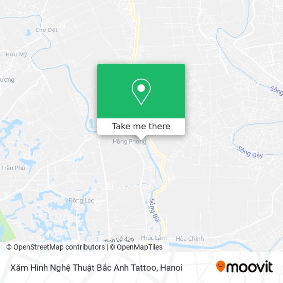 Xăm Hình Nghệ Thuật Bắc Anh Tattoo map