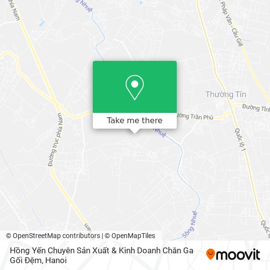 Hồng Yến Chuyên Sản Xuất & Kinh Doanh Chăn Ga Gối Đệm map