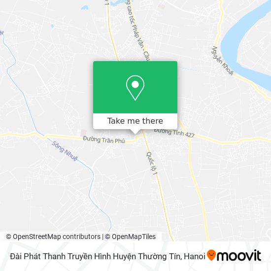 Đài Phát Thanh Truyền Hình Huyện Thường Tín map