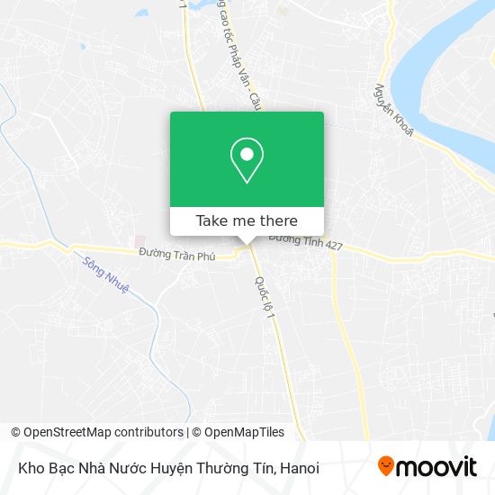 Kho Bạc Nhà Nước Huyện Thường Tín map