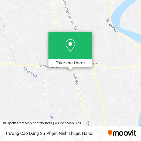 Trường Cao Đẳng Sư Phạm Ninh Thuận map