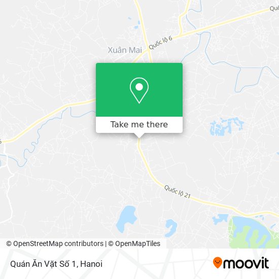 Quán Ăn Vặt Số 1 map