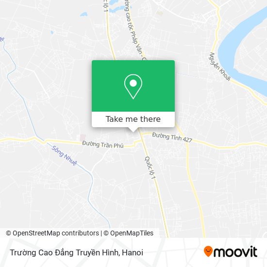 Trường Cao Đẳng Truyền Hình map