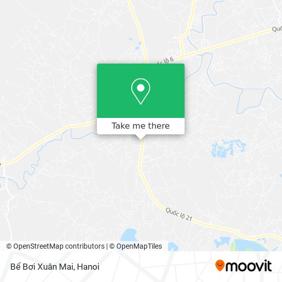 Bể Bơi Xuân Mai map