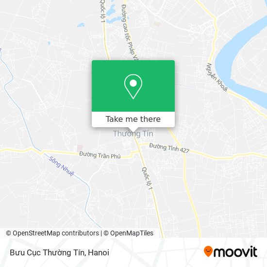 Bưu Cục Thường Tín map