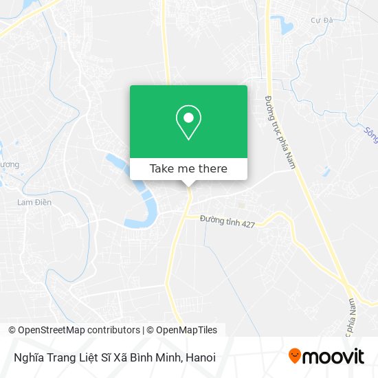 Nghĩa Trang Liệt Sĩ Xã Bình Minh map