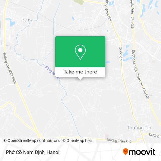 Phở Cồ Nam Định map