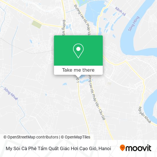 My Sói Cà Phê Tẩm Quất Giác Hơi Cạo Gió map