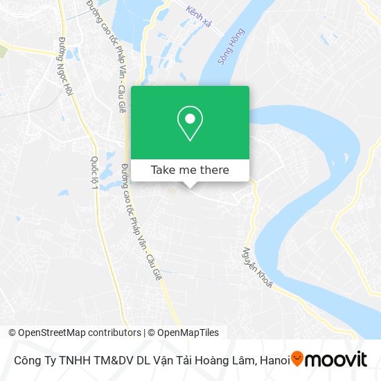 Công Ty TNHH TM&DV DL Vận Tải Hoàng Lâm map