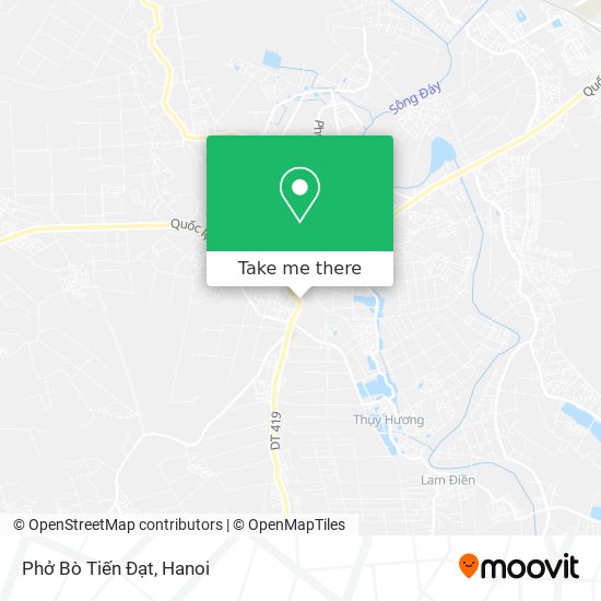 Phở Bò Tiến Đạt map