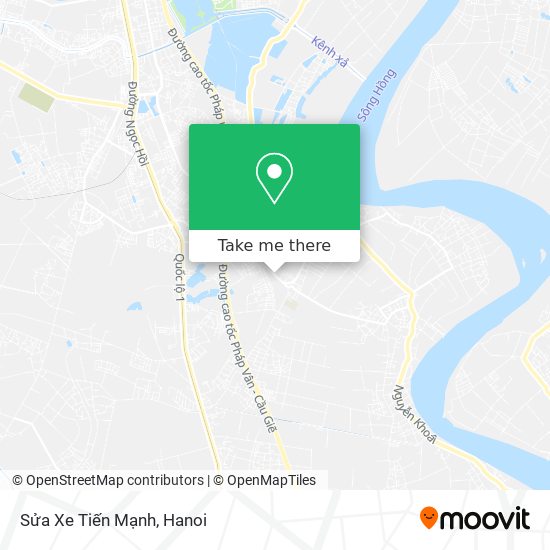 Sửa Xe Tiến Mạnh map