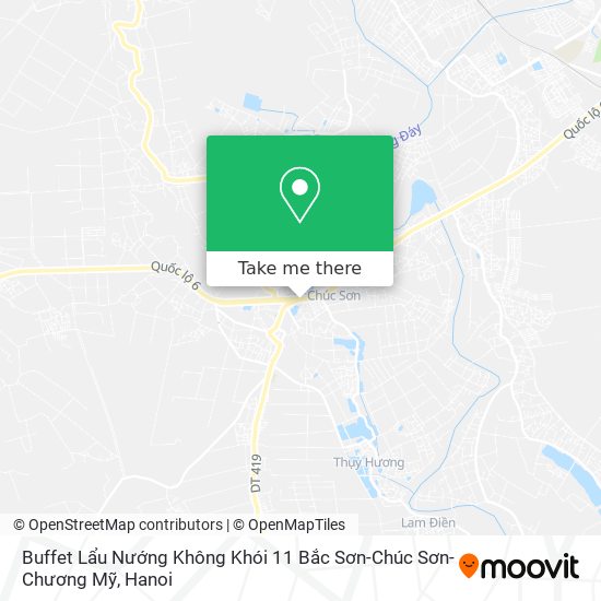 Buffet Lẩu Nướng Không Khói 11 Bắc Sơn-Chúc Sơn-Chương Mỹ map