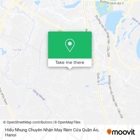 Hiếu Nhung Chuyên Nhận May Rèm Cửa Quần Áo map