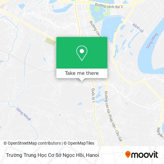 Trường Trung Học Cơ Sở Ngọc Hồi map