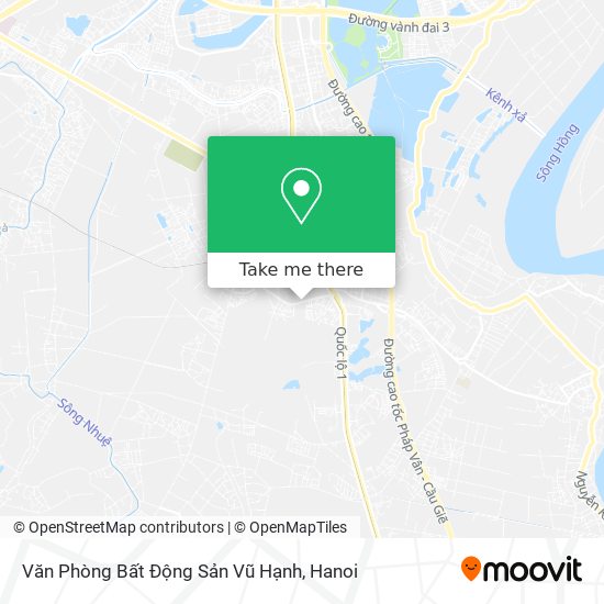 Văn Phòng Bất Động Sản Vũ Hạnh map