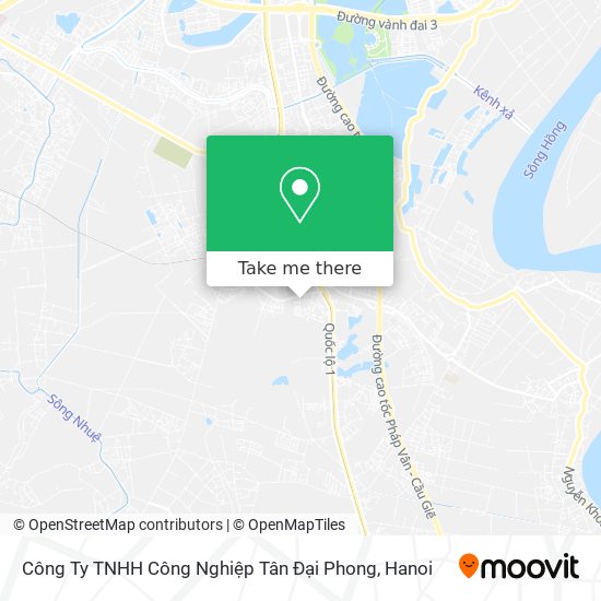 Công Ty TNHH Công Nghiệp Tân Đại Phong map