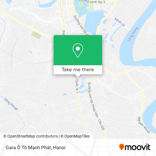 Gara Ô Tô Mạnh Phát map