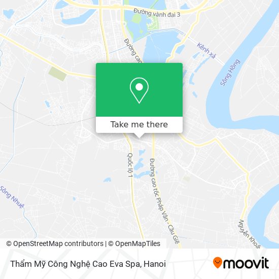 Thẩm Mỹ Công Nghệ Cao Eva Spa map