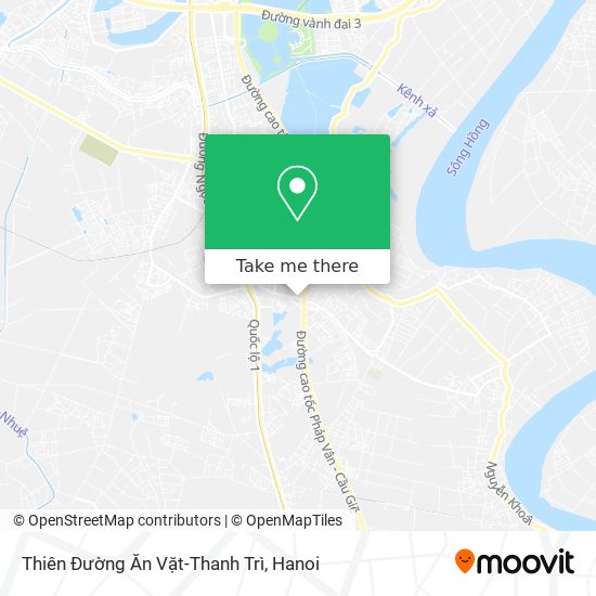 Thiên Đường Ăn Vặt-Thanh Trì map