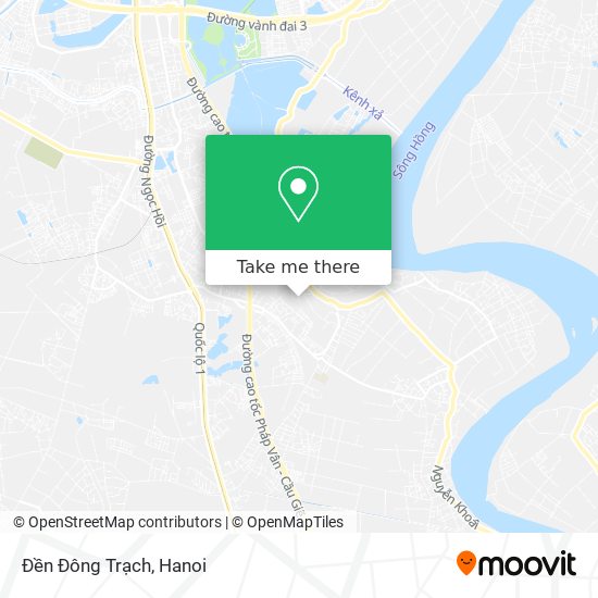 Đền Đông Trạch map