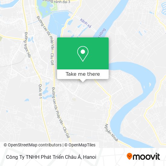 Công Ty TNHH Phát Triển Châu Á map