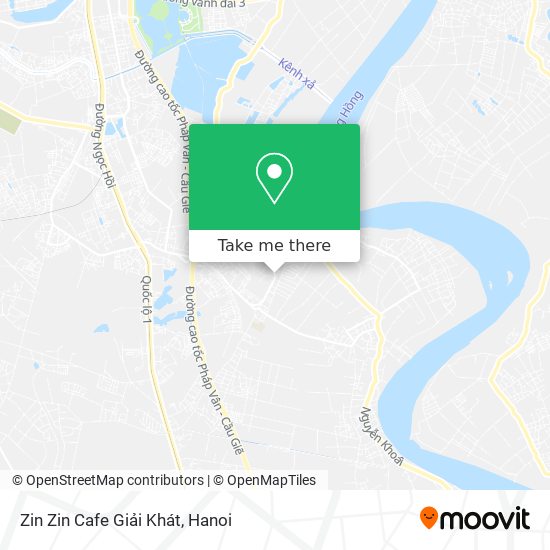Zin Zin Cafe Giải Khát map