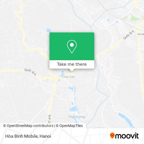 Hòa Bình Mobile map