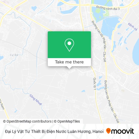 Đại Lý Vật Tư Thiết Bị Điện Nước Luân Hương map