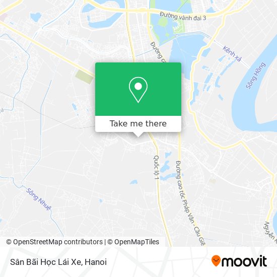 Sân Bãi Học Lái Xe map