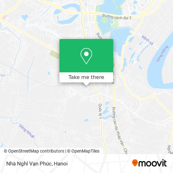Nhà Nghỉ Vạn Phúc map