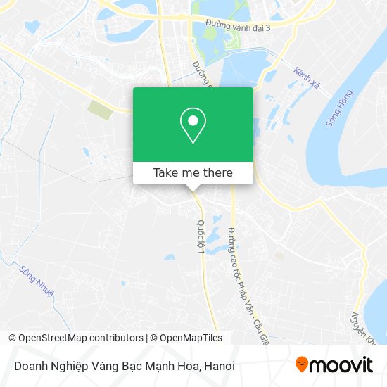 Doanh Nghiệp Vàng Bạc Mạnh Hoa map