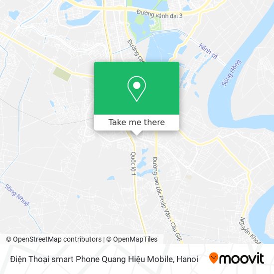 Điện Thoại smart Phone Quang Hiệu Mobile map