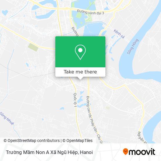 Trường Mầm Non A Xã Ngũ Hiệp map