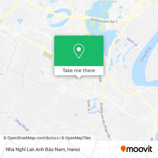 Nhà Nghỉ Lan Anh Bảo Nam map