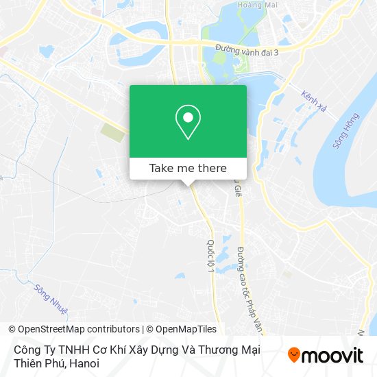 Công Ty TNHH Cơ Khí Xây Dựng Và Thương Mại Thiên Phú map