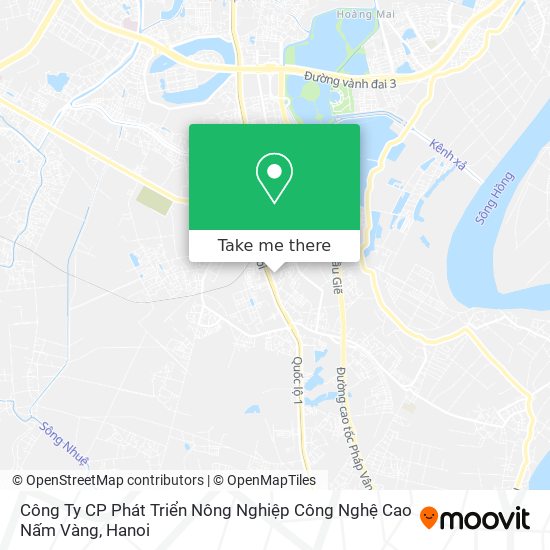 Công Ty CP Phát Triển Nông Nghiệp Công Nghệ Cao Nấm Vàng map