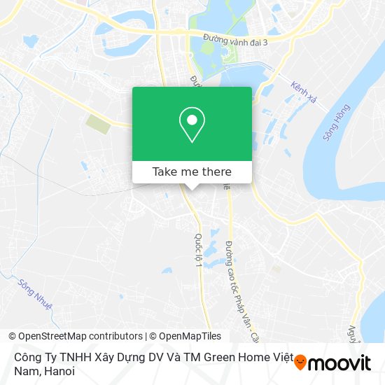 Công Ty TNHH Xây Dựng DV Và TM Green Home Việt Nam map