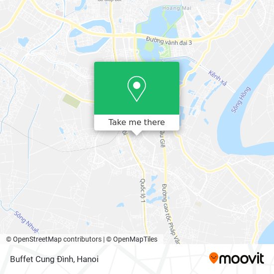 Buffet Cung Đình map