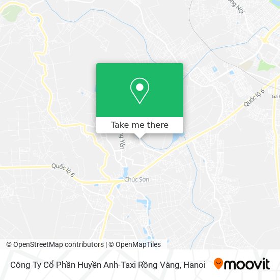 Công Ty Cổ Phần Huyền Anh-Taxi Rồng Vàng map