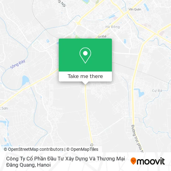 Công Ty Cổ Phần Đầu Tư Xây Dựng Và Thương Mại Đăng Quang map