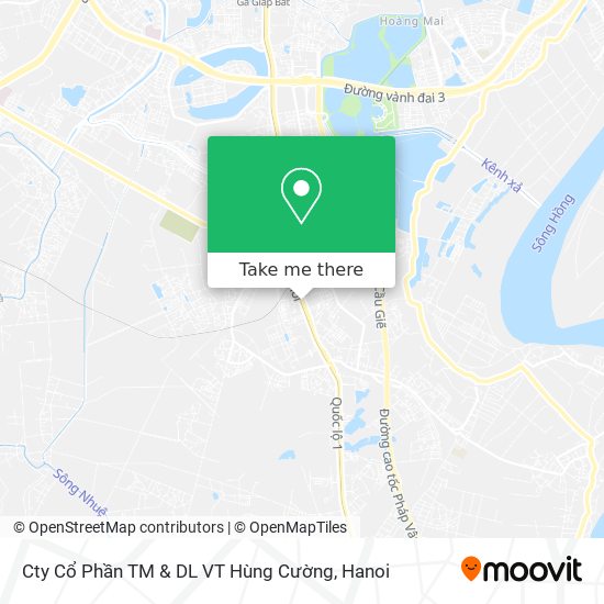 Cty Cổ Phần TM & DL VT Hùng Cường map