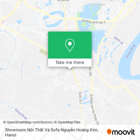 Showroom Nội Thất Và Sofa Nguyễn Hoàng Kim map