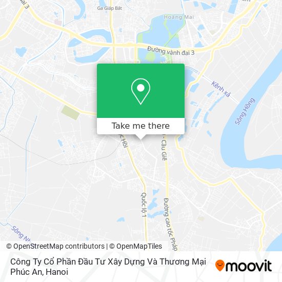 Công Ty Cổ Phần Đầu Tư Xây Dựng Và Thương Mại Phúc An map