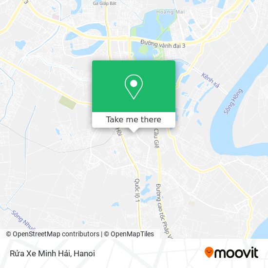 Rửa Xe Minh Hải map