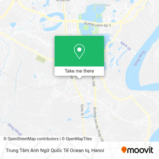 Trung Tâm Anh Ngữ Quốc Tế Ocean Iq map